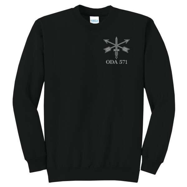 ODA 571 There Will Always Be Dead - Core Fleece Crewneck Sweatshirt Thumbnail