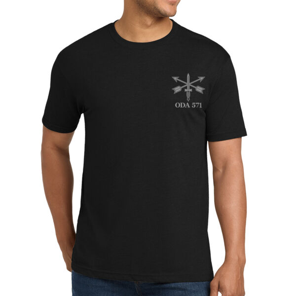 ODA 571 There Will Always Be Dead - Unisex Tri Blend Tee Thumbnail